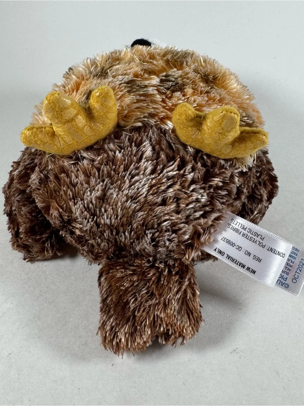 Aurora Plush Flopsies Osmond Owl Brown Beanie 7